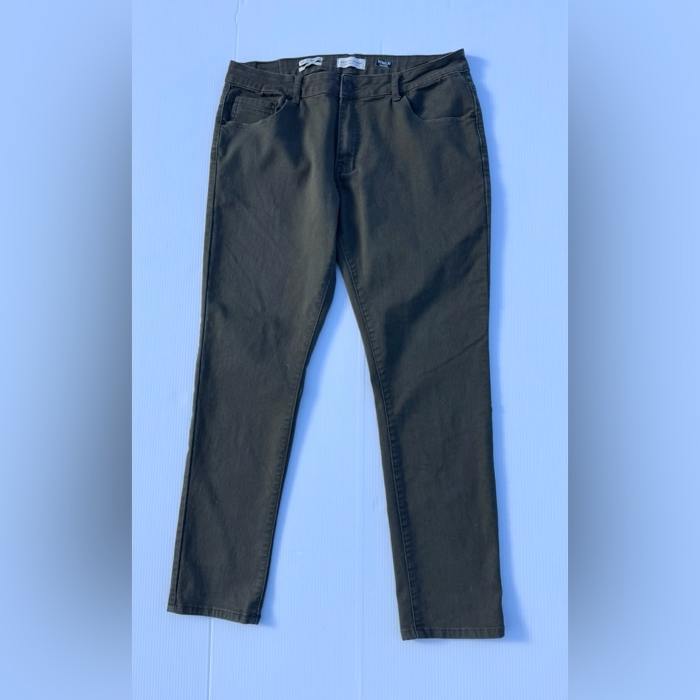 GUC Scott James Green Slim Fit Pants Men’s Sz 36x30 Stretch Cotton Blend